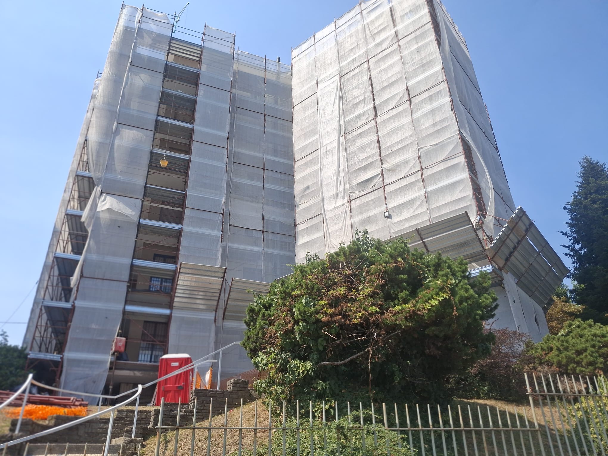 Cantiere realizzato da DS Ponteggi